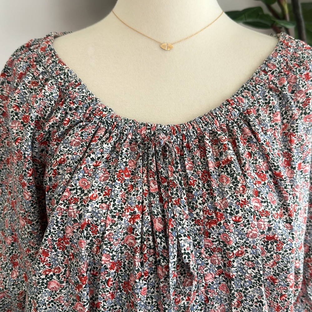 Doen Floral Mini Dress in Pink and Red - Picture 5 of 7